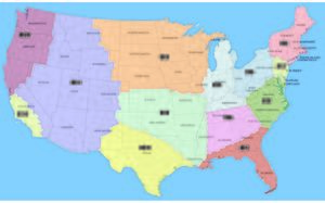 DS region map with counties